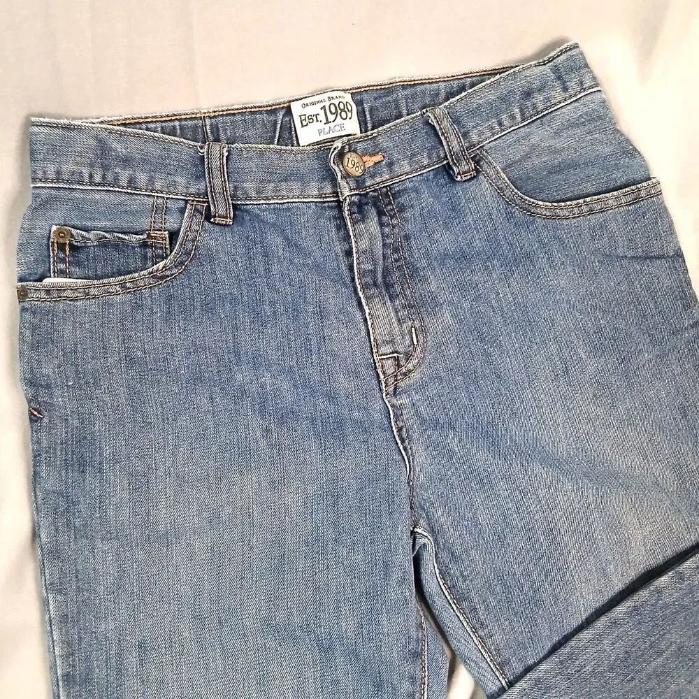The Children's Place Skinny Jeans Adjustable Waist Denim Pants Youth Boys 14